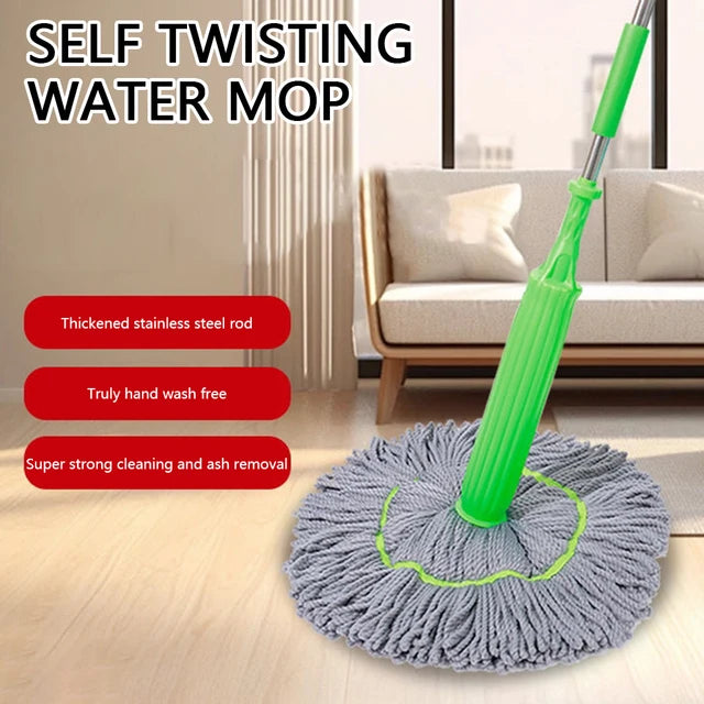 Self-twisting Water Rotating Mop